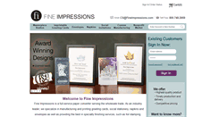 Desktop Screenshot of fineimpressions.com